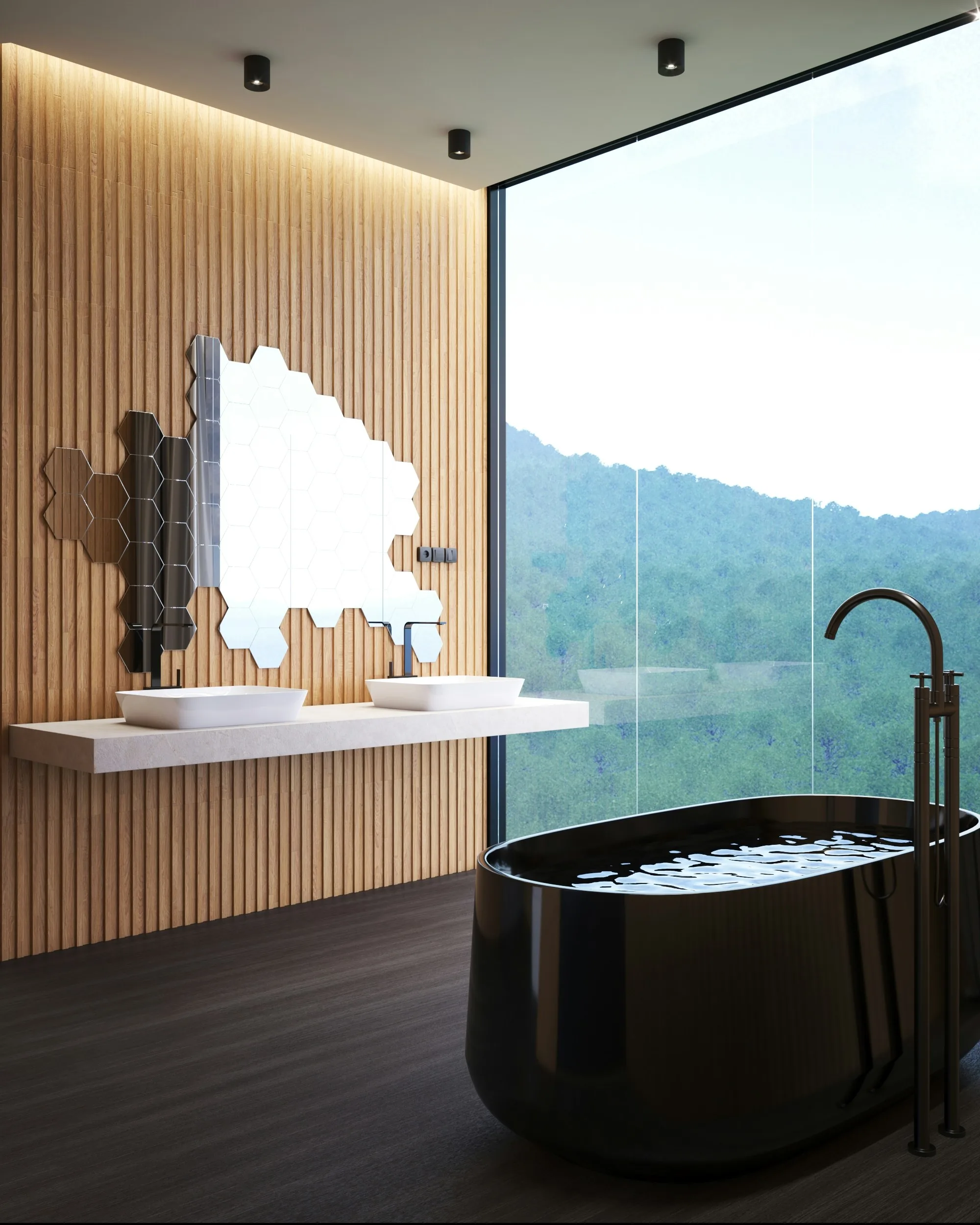 Bathroom with Bathtub - Photo by Bilal Mansuri on Unsplash