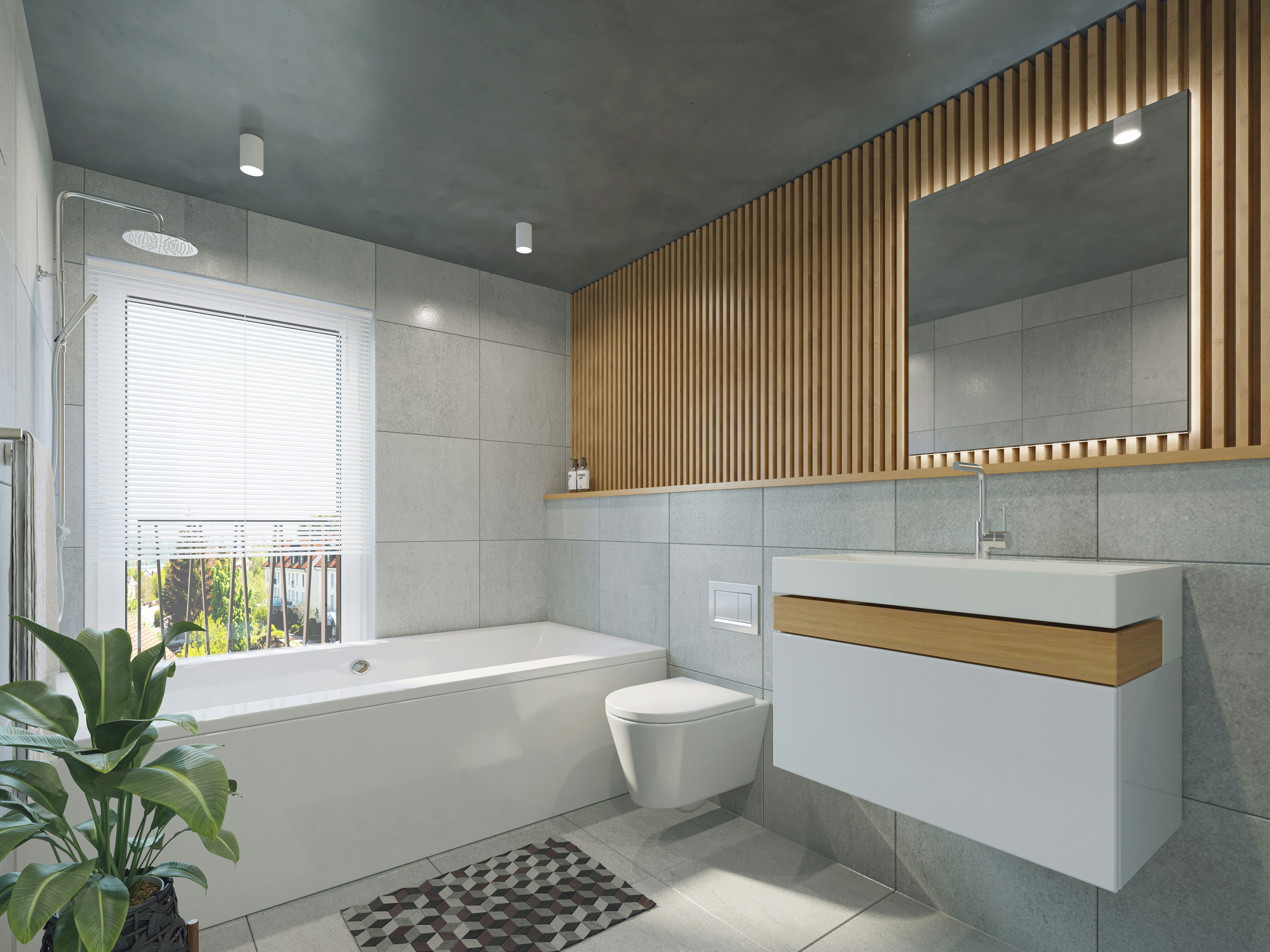 Bathroom with Toilet Sink Bathtub - Photo by Backbone Visuals on Unsplash